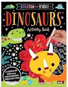 Scratch and Sparkle Dinosaurs Activity Book