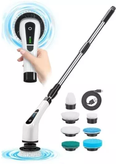 Πολυλειτουργική Ηλεκτρική Βούρτσα Καθαρισμού Ma-8827 25W Λευκό