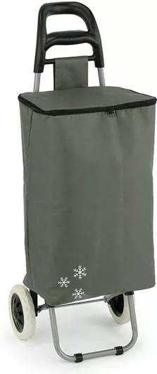 Καρότσι Λαϊκής Υφασμάτινο Vesta 32L Πτυσσόμενο 35x28x92cm Γκρι