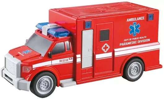 Metropoli Ασθενοφόρο με Φως & Ήχο 23x11x15cm για 3+ Ετών