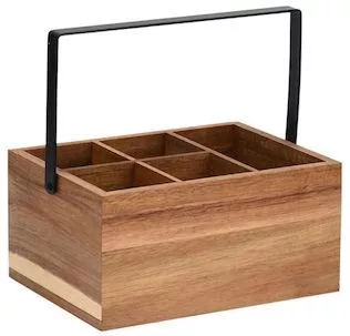 Καλάθι Αποθήκευσης Estia Bamboo 20x15x10cm