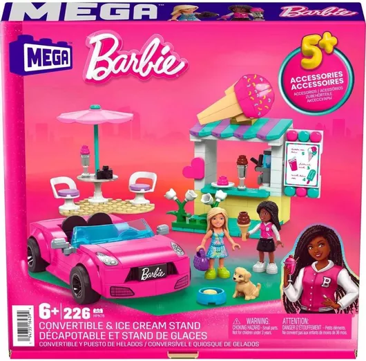 Τουβλάκια Mega Bloks Convertible & Ice Cream Stand για 6+ Ετών Σετ 226τμχ