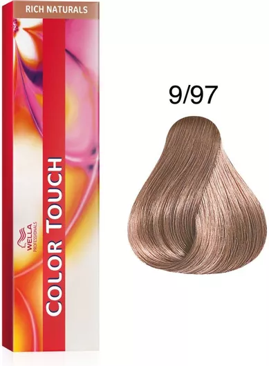 Ημιμόνιμη Βαφή Μαλλιών Wella Color Touch χωρίς Αμμωνία 9.97 60ml