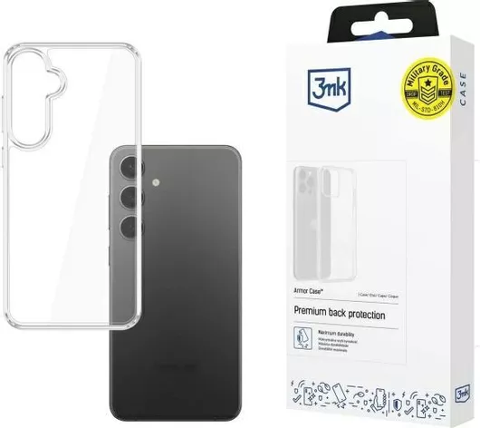 3MK Armor Back Cover Μεταλλικό Διάφανο Samsung Galaxy S25+
