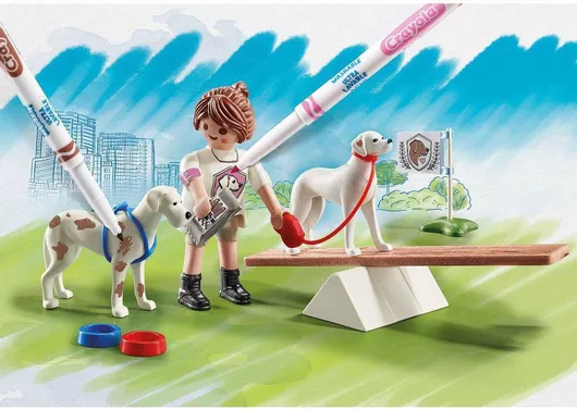 Playmobil Color Εκπαίδευση Σκύλων για 6+ Ετών #71517