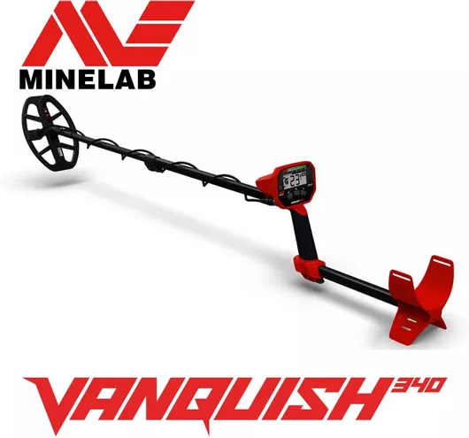 Minelab Vanquish 340 Ανιχνευτής Μετάλλων / Χρυσού Εδάφους Αδιάβροχος Πτυσσόμενος