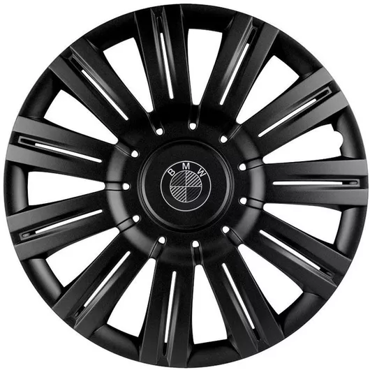 Τάσια Αυτοκινήτου Versaco Traffic με Σήμα Bmw 13" Σετ 4τμχ Μαύρο