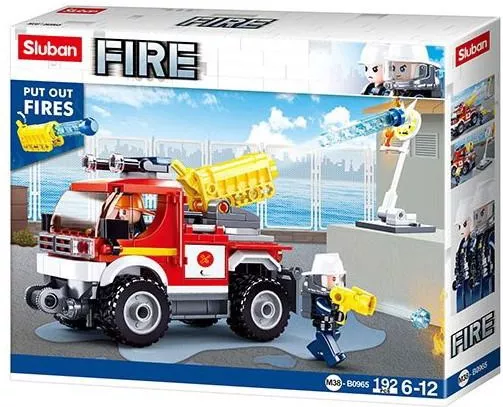 Τουβλάκια Sluban Fire Off Road Engine Σετ 192τμχ για 6+ Ετών