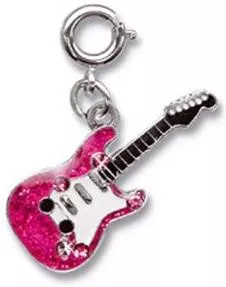 Μπρελόκ Charm it! Glitter Γουράκι σε Σχήμα Rock Star Guitar