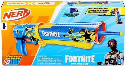 Nerf Hasbro Εκτοξευτής Fortnite Half Tone Hero DB1 για 8+ Ετών