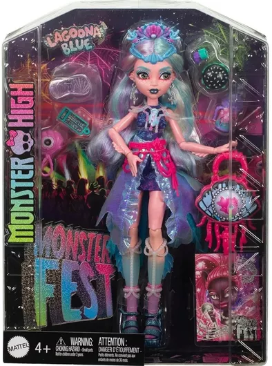 Barbie Κούκλα Monster High Monster Fest Lagoona για 3+ Ετών