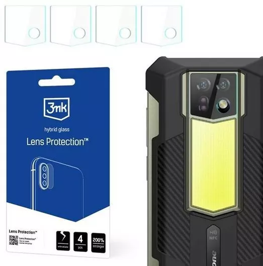 Προστασία Κάμερας Κινητού 3mk Lens Protect για Ulefone Armor 24 Σετ 4τμχ