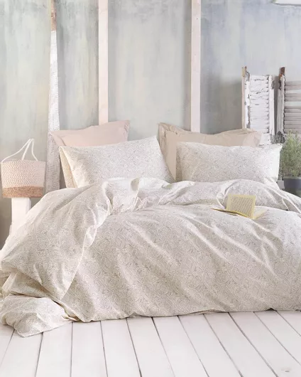 Σετ Μαξιλαροθήκες Rythmos Amara Amara 50x70cm 2τμχ Μπεζ