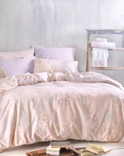 Σετ Μαξιλαροθήκες Rythmos Natural Natural 50x70cm 2τμχ Σομόν