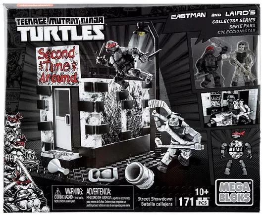 Τουβλάκια Mega Bloks Χελωνονιντζάκια Street Showdown Collectors για 10+ Ετών Σετ 171τμχ