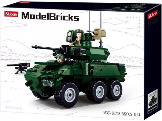 Τουβλάκια Sluban 6x6 Wheeled Infantry Combat Vehicle Σετ 382τμχ