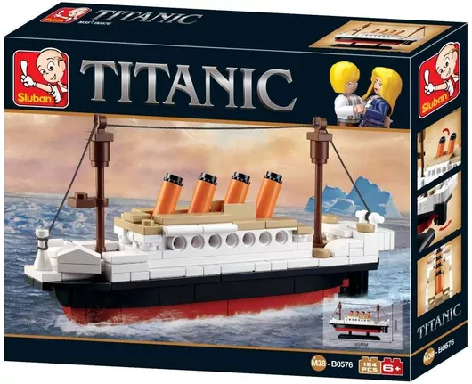Τουβλάκια Sluban Titanic Small για 6+ Ετών Σετ 194τμχ
