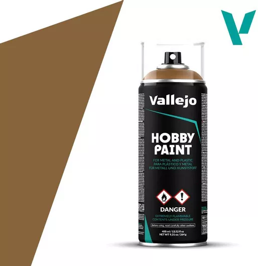 Χρώμα Μοντελισμού Spray Acrylicos Vallejo 400ml Leather Brown