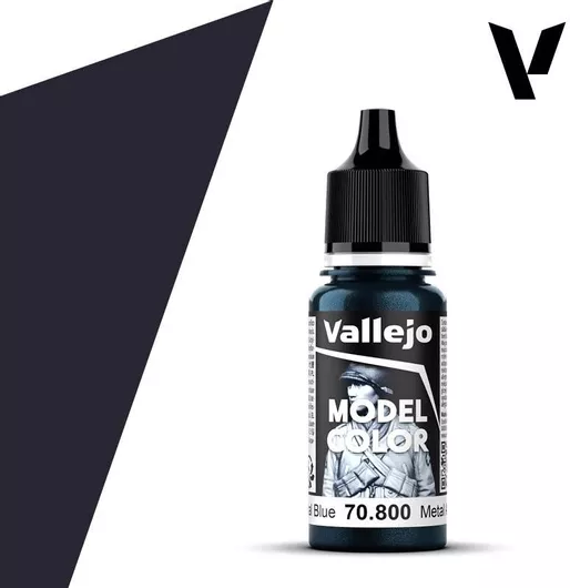 Χρώμα Μοντελισμού Acrylicos Vallejo Model Color 18ml Gunmetal Blue
