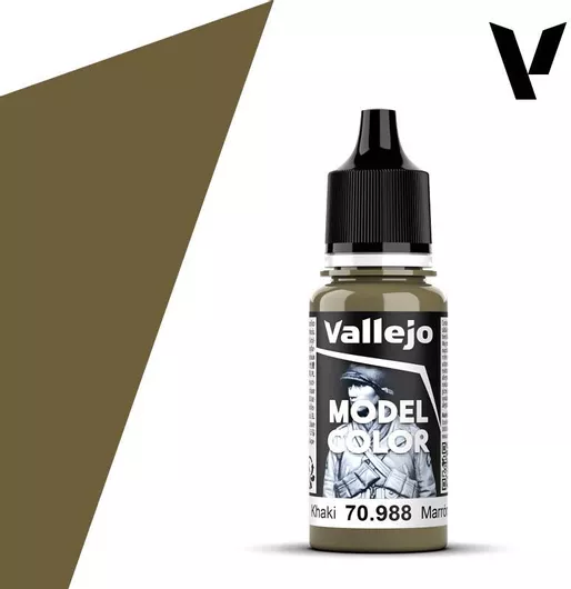 Χρώμα Μοντελισμού Acrylicos Vallejo Model Color 18ml Χακί