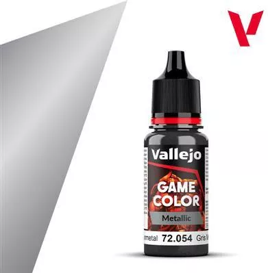 Χρώμα Μοντελισμού Acrylicos Vallejo Game Color 18ml Dark Gunmetal