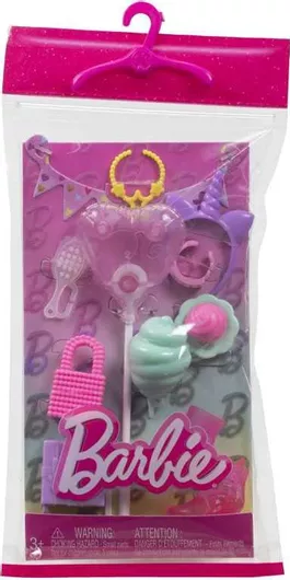 Ρούχα για Κούκλες Mattel Barbie Αξεσουάρ Μόδας Birthday Party για 3+ Ετών