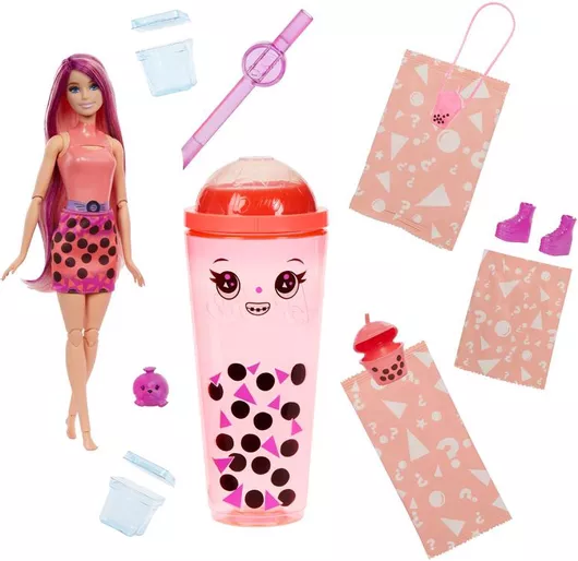Κούκλα Mattel Barbie Pop Reveal Bubble Tea Pink Ροφήμα Μάνγκο HTJ22 για 3+ Ετών