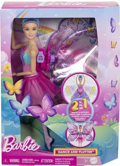 Κούκλα Mattel Barbie Dreamtopia Μπαλαρίνα Πεταλούδα HXJ10 για 3+ Ετών