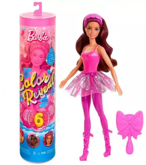 Κούκλα Mattel Barbie Color Reveal Μπαλαρίνες HRK17 για 3+ Ετών Τυχαία Επιλογή Σχεδίου