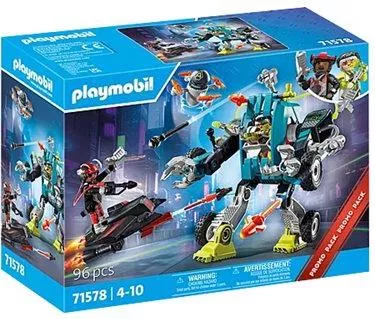 Playmobil Ρομπότ Έναντιoν Τζετ #71578 για 4+ Ετών