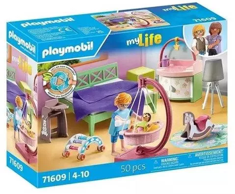Playmobil Μοντέρνο Υπνοδωμάτιο με Κούνια #71609 για 4+ Ετών