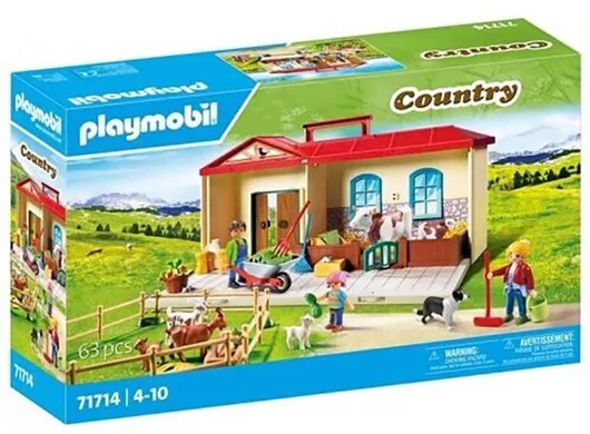Playmobil Country Βαλιτσάκι Φάρμα Ζώων #71714 για 4+ Ετών