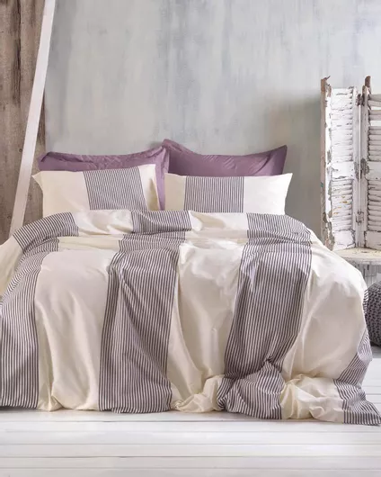 Σετ Μαξιλαροθήκες Rythmos με Φάσα Jarco Jarco 50x70cm 2τμχ Μοβ