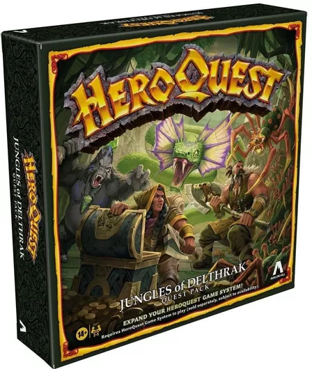 Επέκταση Παιχνιδιού Stephen Baker HeroQuest: Jungles of Delthrak Quest Pack για 2-5 Παίκτες 14+ Ετών