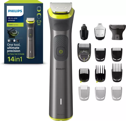 Σετ Κουρευτική Μηχανή Philips 0040563 για Μαλλιά/Γένια/Σώμα Μαύρο/Πράσινο