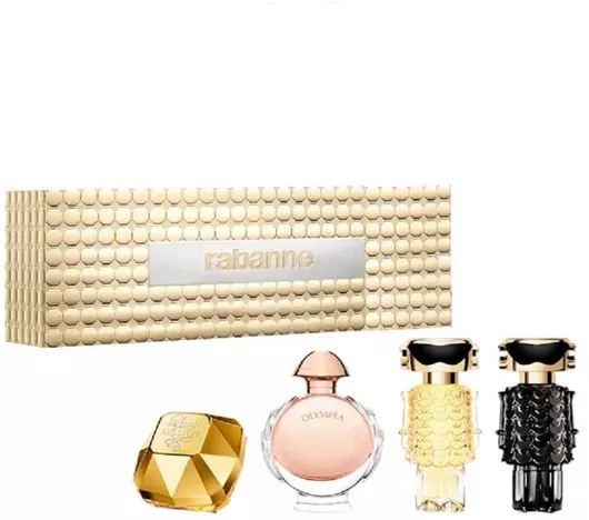 Σετ Αρωμάτων Paco Rabanne Feminine Lady Million 5ml & Olympea 6ml & Fame Parfum 4ml & Fame Eau de Parfum 4ml 