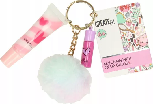 Μπρελόκ Create it! με Lip Gloss 1τμχ Τυχαία Επιλογή Σχεδίου