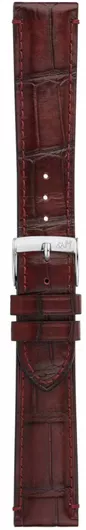 Λουράκι Ρολογιού Morellato Straps Tiepolo από Δέρμα Κροκό 22mm Bordeaux 
