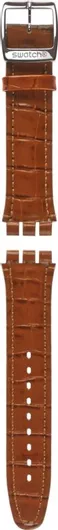 Λουράκι Ρολογιού Swatch Dark Phoenix από Δέρμα 20mm Brown