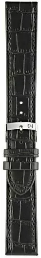 Λουράκι Ρολογιού Morellato Straps Juke από Δέρμα 14mm Μαύρο