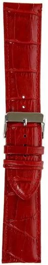 Λουράκι Ρολογιού από Δέρμα 22mm Red