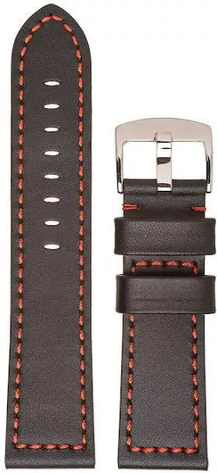 Λουράκι Ρολογιού από Δέρμα 22mm Black