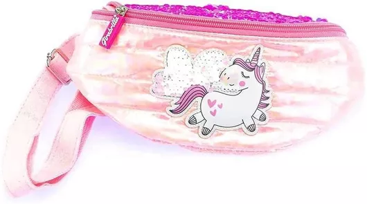 Παιδική Τσάντα Βόλτας Nice Group Girabrilla Μέσης Υφασμάτινη Μονόκερος Ροζ