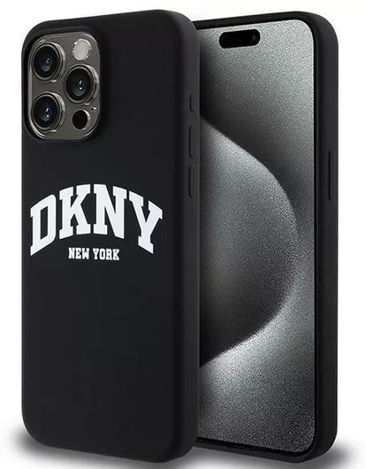 Θήκη Κινητού DKNY DKHMP13XSNYACH 6.7" Liquid Printed Logo Back Cover με MagSafe για Apple iPhone 13 Pro Max Σιλικόνη Μαύρο/Λευκό