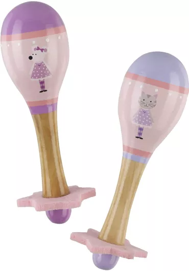 Μουσικό Παιχνίδι Orange Tree Toys Μαράκες από Ξύλο 18cm για 18+ Μηνών