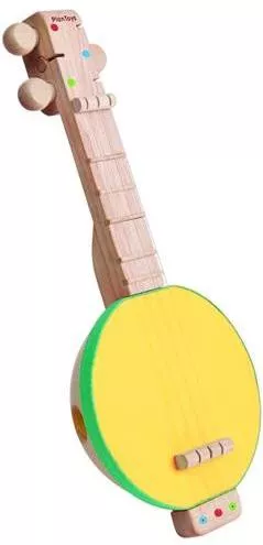 Μουσικό Παιχνίδι Plan Toys Banjo από Ξύλο 16x10x29cm για 3+ Ετών