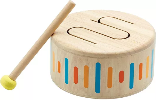 Μουσικό Παιχνίδι Plan Toys Ταμπούρλο από Ξύλο 16x163x8.5cm για 18+ Μηνών