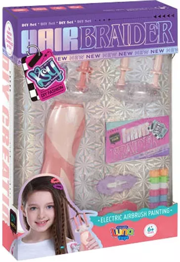 Παιχνίδι Κομμωτικής Luna Toys Συσκευή Μαλλιών για Πλεξούδες Σετ για 6+ Ετών