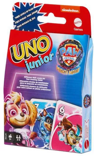 Επιτραπέζιο Mattel Uno Junior Paw Patrol HPY62 για 2-4 Παίκτες 5+ Ετών