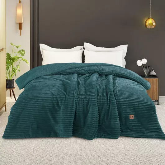 Κουβερτοπάπλωμα Borea Adeline Υπέρδιπλο 220x240cm Πράσινο